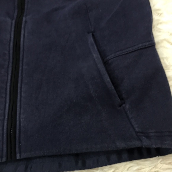 Lululemon Hooded Full Zip Jacket Heathered Inkwell - Picture 5 of 10